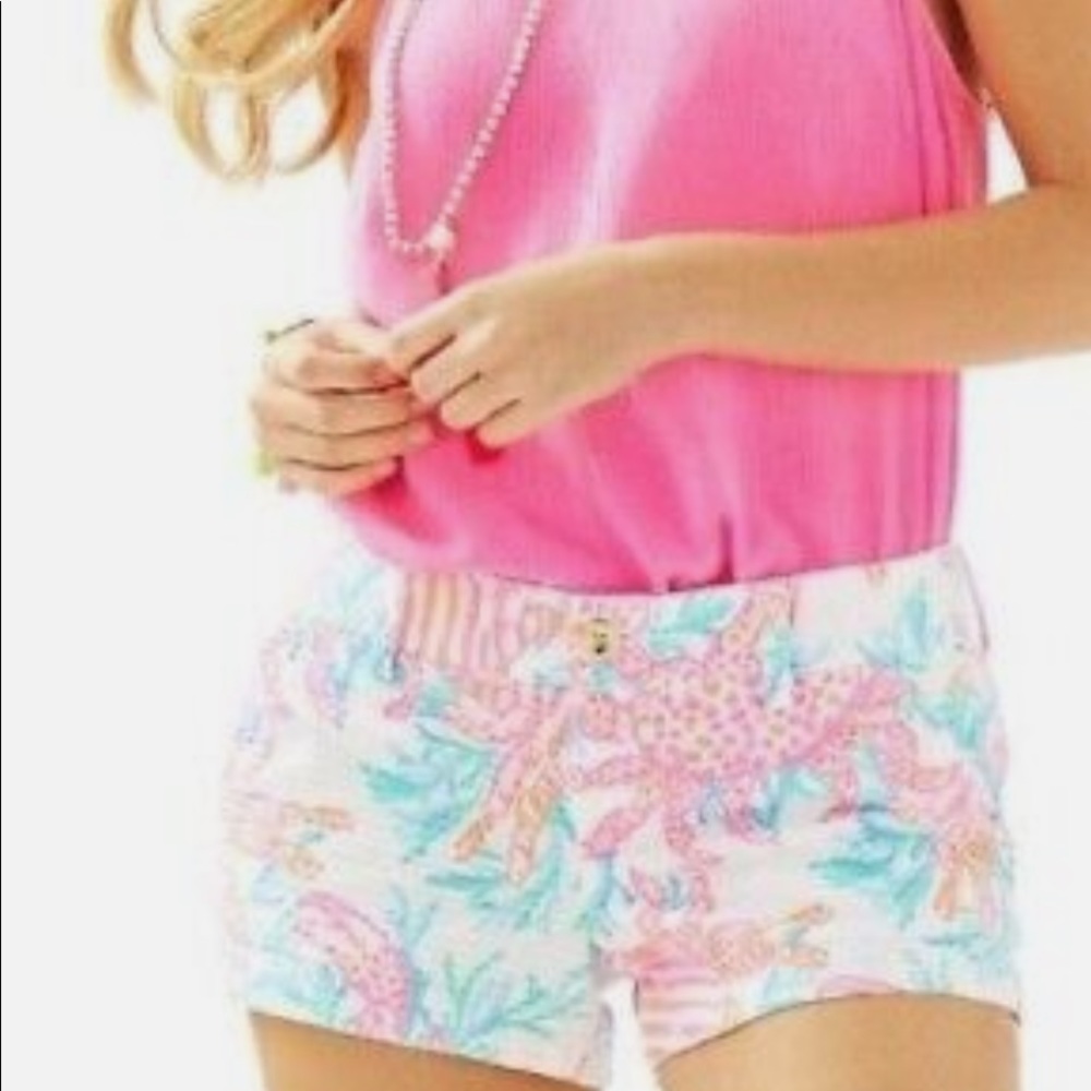 Lilly Pulitzer Walsh short in Crab Beach print, sz 00New without tags condition!
